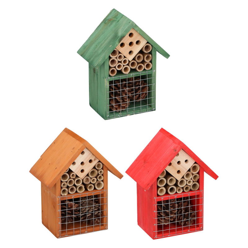 Houten Insectenhotel, 16x9x19cm