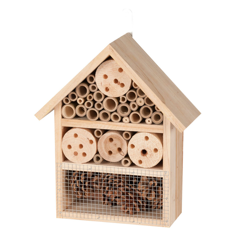 Houten Insectenhotel, 30x25x10cm