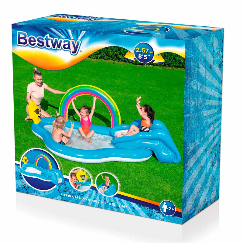 Bestway Playcenter Zwembad Regenboog, 257x145x91cm