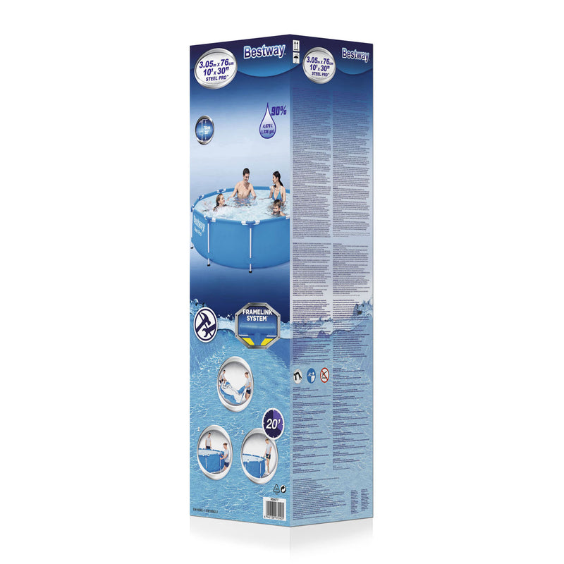 Bestway Steel Pro Zwembad Rond, 305cm