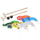 Houten Croquet Spel Dier, 9dlg.