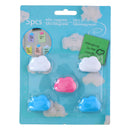 Memo Mini Magneet Wolk, 6st.
