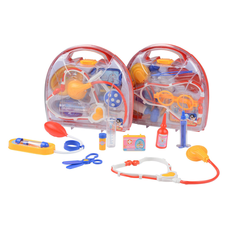 Dokterset in Koffer Rood
