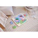 Peppa Pig Houten puzzel - Fietstocht - 16 stukjes - Peuter