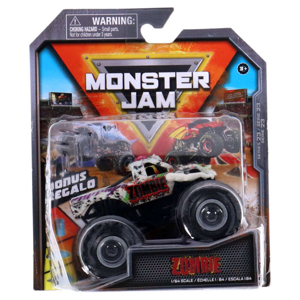 Monster Jam Zombie White 1:64