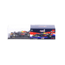 Burago Auto 1:43 Max Verstappen Red Bull RB16 + Helm in Luxe Bewaarcase