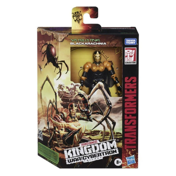 Hasbro Transformers Kingdom War for Cybertron Black Arachnia