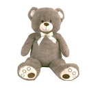 Pluchiez Pluche Knuffel Beer 100 cm Grijs