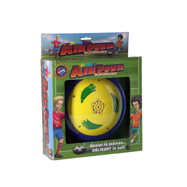 Air Power Hover Voetbal + Licht Geel/Groen