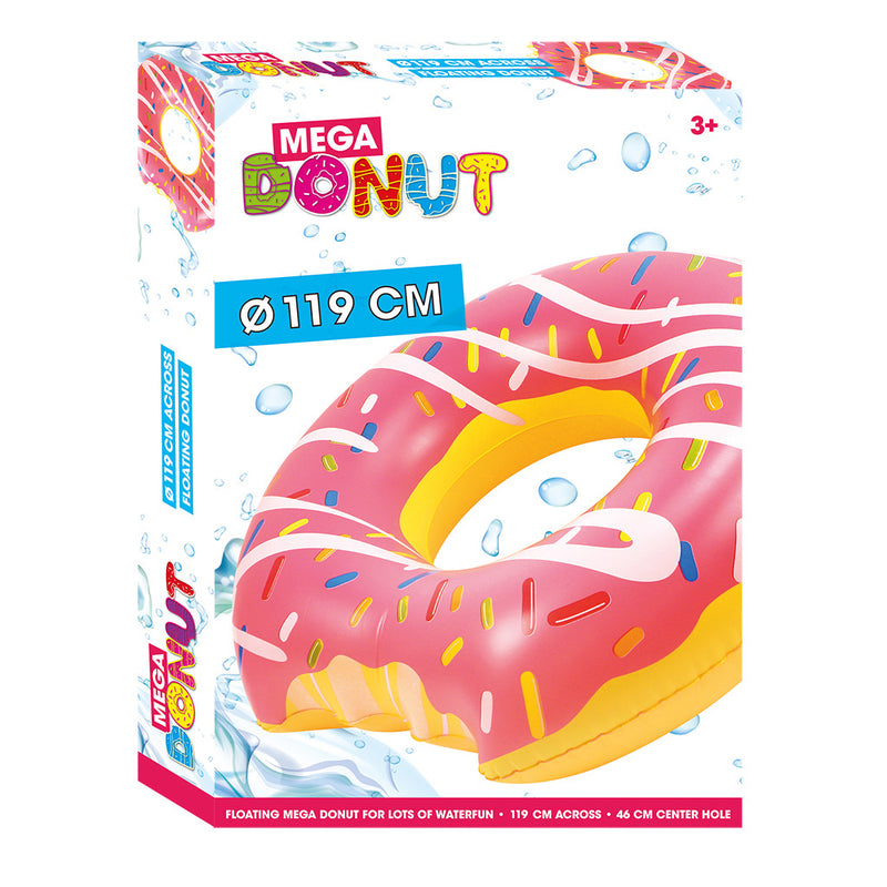Zwemband Mega Donut Roze 119 cm