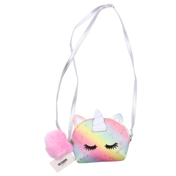 Schoudertasje Unicorn Rainbow