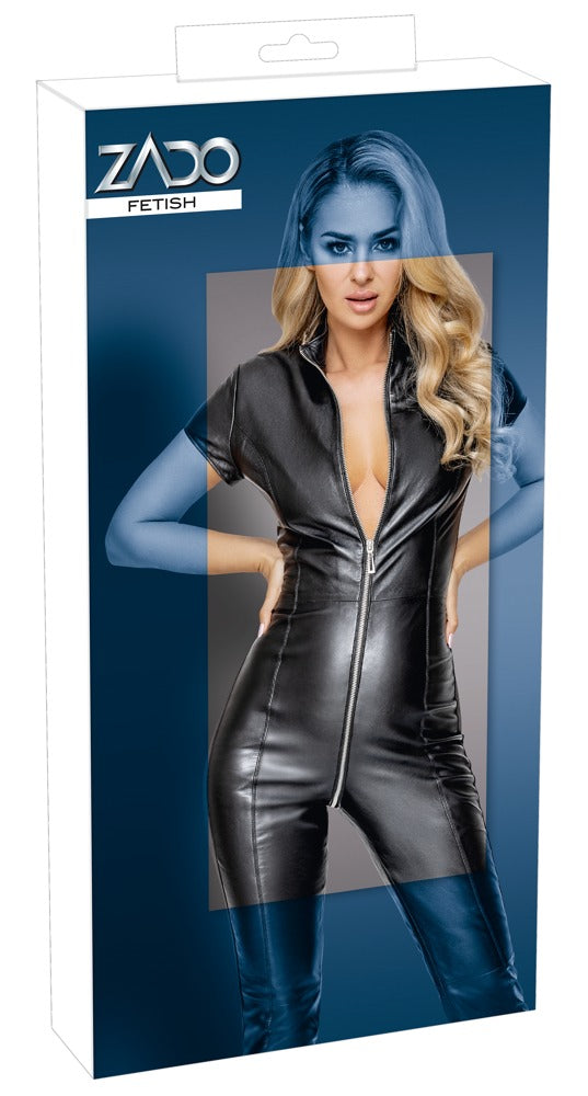 Leather Jumpsuit L