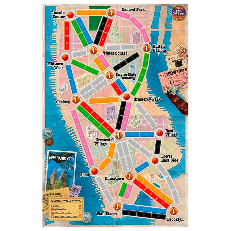 Ticket to Ride New York Bordspel