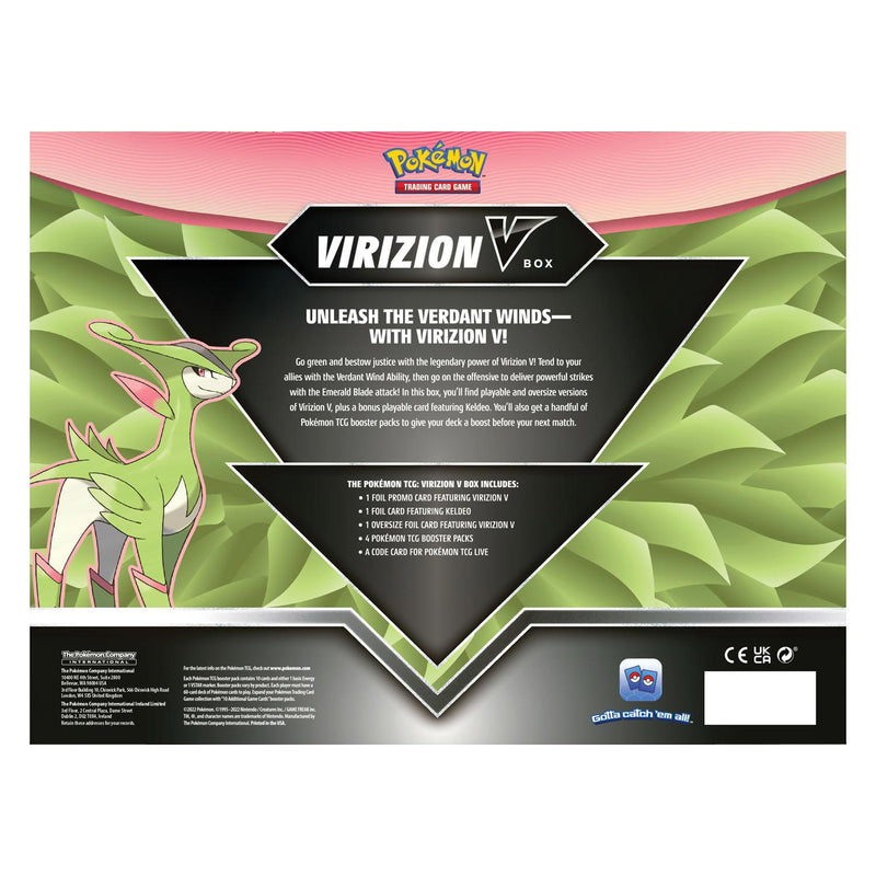 Pokémon TCG Virizion V Box