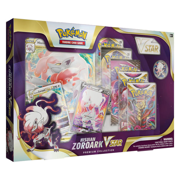 Pokemon TCG Hisuian Zoroark V Star Premium Collection Box