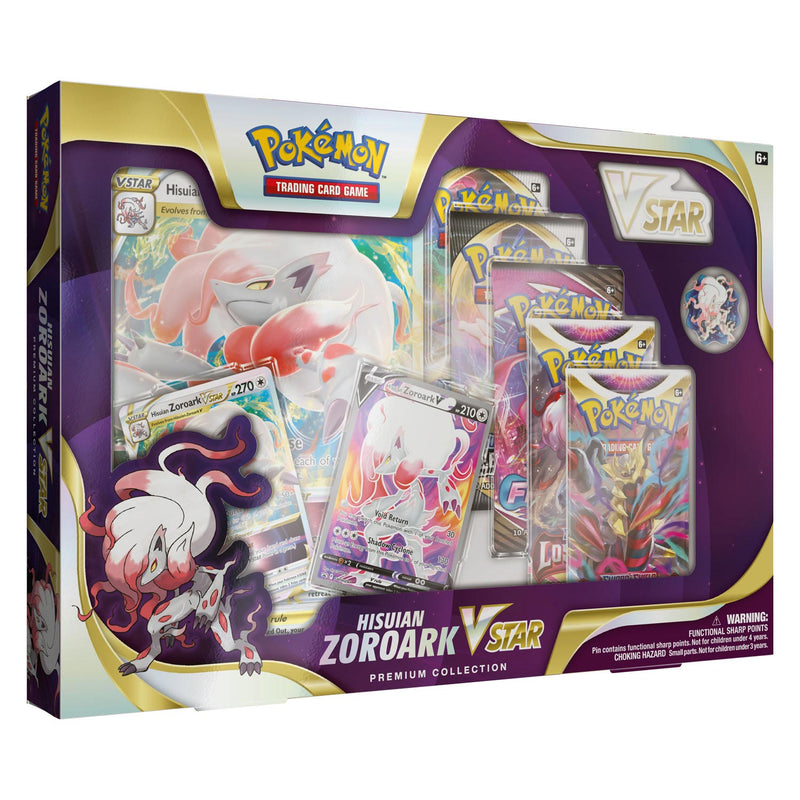 Pokemon TCG Hisuian Zoroark V Star Premium Collection Box