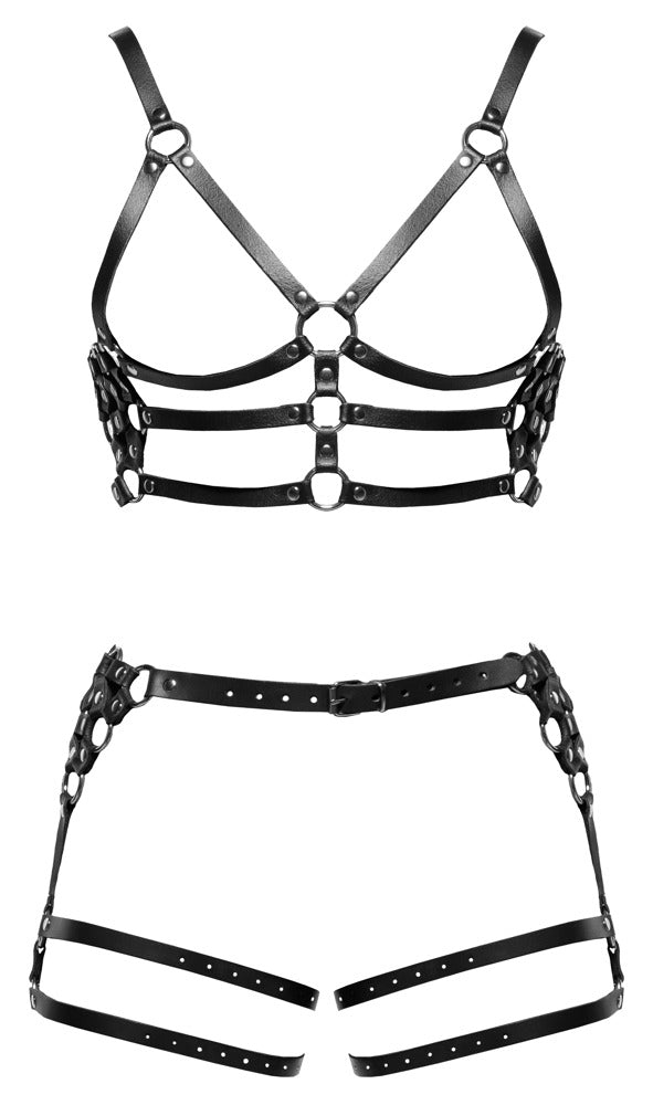 Leather Harness Set M/L