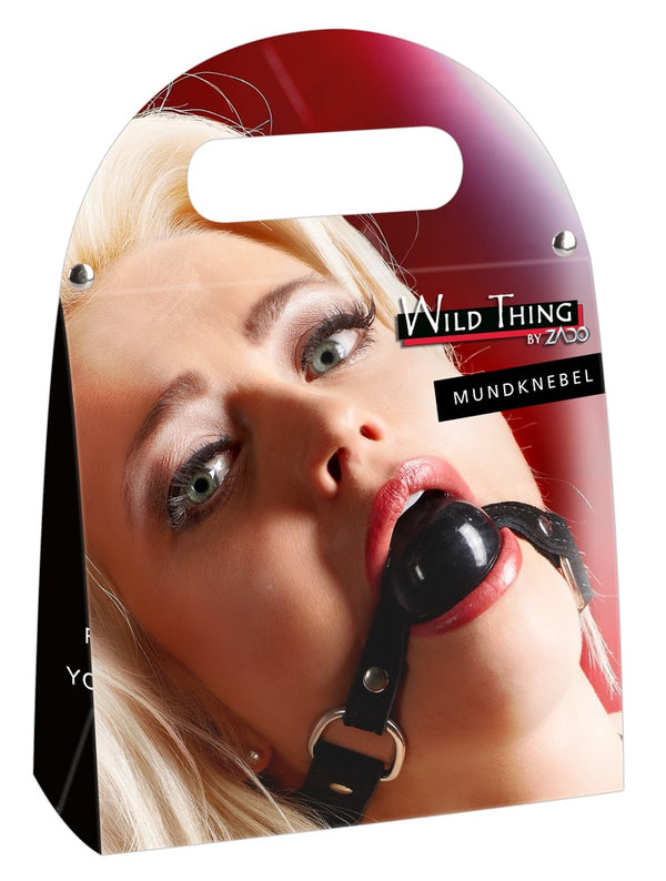 Leather Gag black S-L