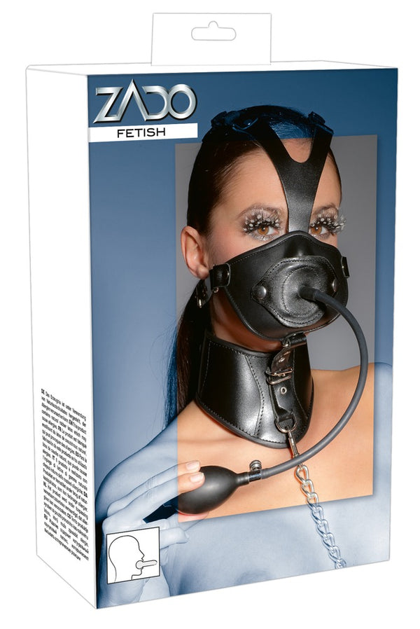 Leather Head Mask and Gag