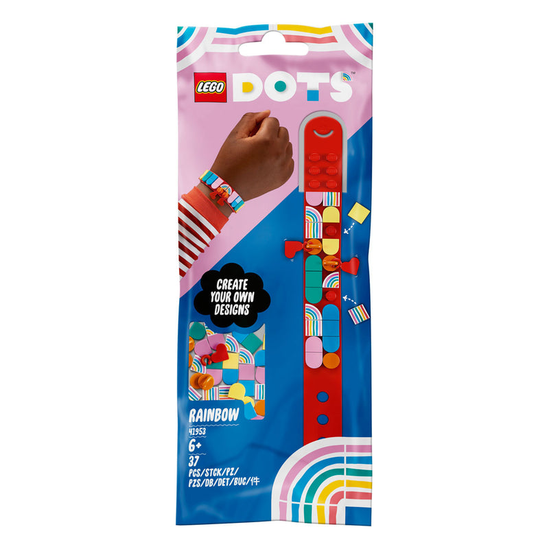 LEGO DOTS Regenboog armband met bedeltjes