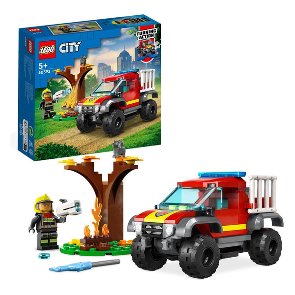 LEGO City 4x4 Brandweertruck redding