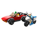 Lego City 60392 Achtervolging Auto op Politiemotor