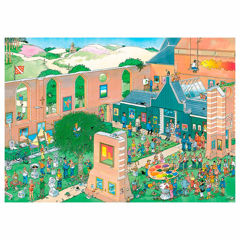 Jan van Haasteren Legpuzzel - De Kunstmarkt, 1000st.