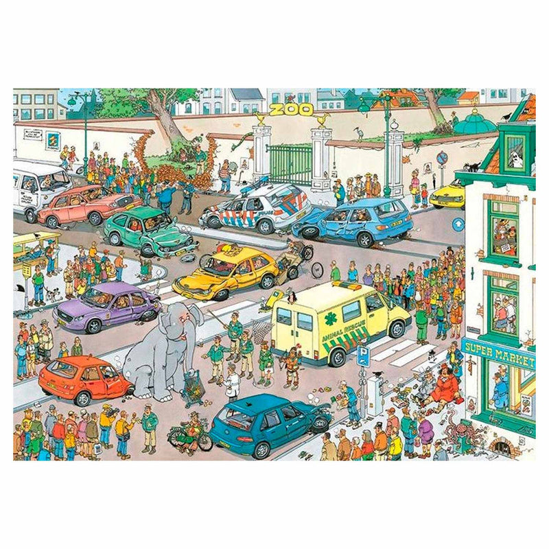 Puzzel 1000 st. JvH Jumbo Goes Shopping