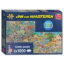 Puzzel 2x1000 st. JvH De Muziekwinkel  AND  Vakantiekriebels