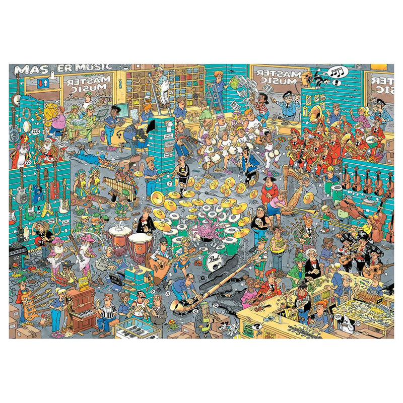 Puzzel 2x1000 st. JvH De Muziekwinkel  AND  Vakantiekriebels
