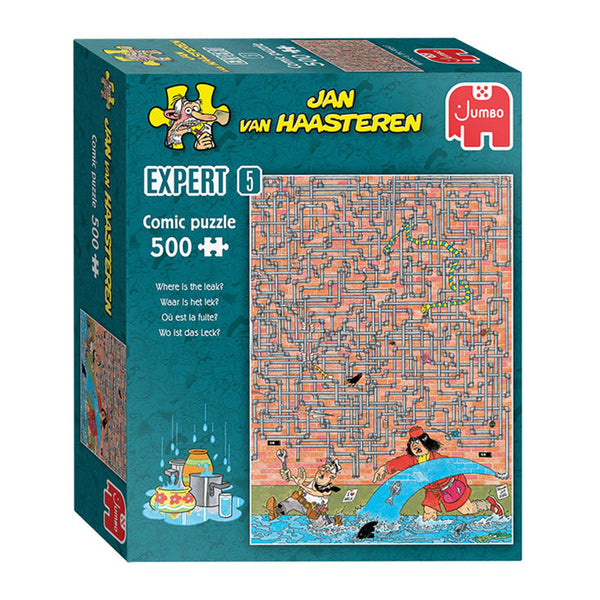 Jumbo Puzzel Jan Van Haasteren Expert 5 Waar Is Het Lek? 500 Stukjes