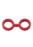 Silicone Manchetten - Klein - Rood