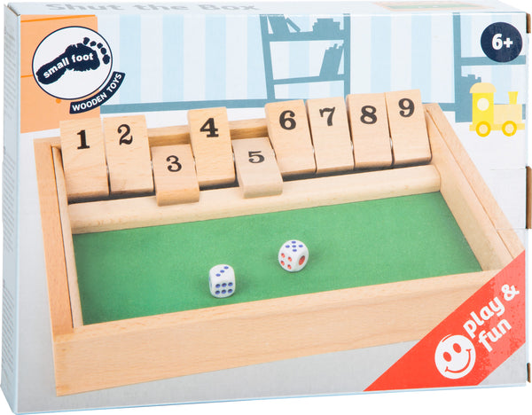 Small Foot - Shut the Box Houten Dobbelspel