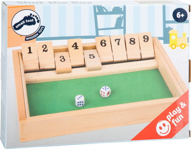 Small Foot - Shut the Box Houten Dobbelspel
