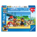Puzzel 2x24 stukjes Paw dapperen honden
