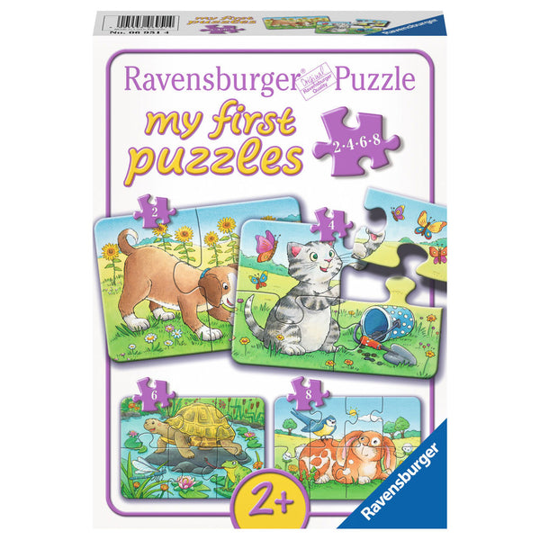 Schattige Huisdieren Puzzel, 4in1