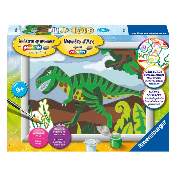 Schilderen op nummer Serie E Dino