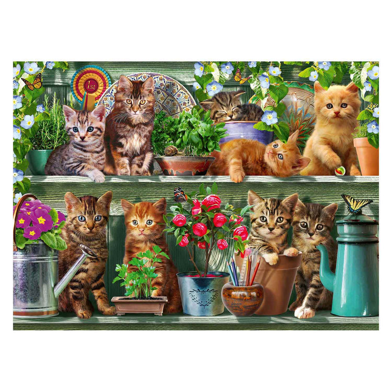 Ravensburger Puzzel Katjes in het Rek, 500st.