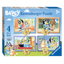 4 puzzels 12+16+20+24 stukjes - Bluey
