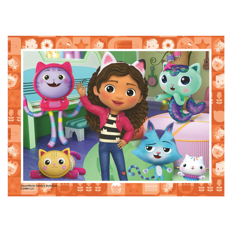 4 puzzels Gabby AND apos;s Dollhouse 12/16/20/24p