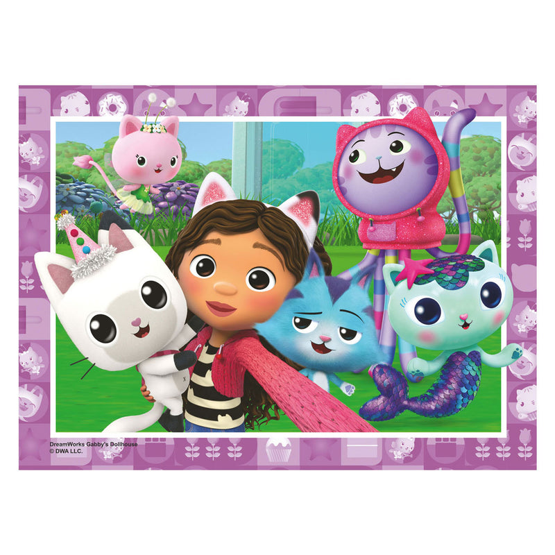 4 puzzels Gabby AND apos;s Dollhouse 12/16/20/24p
