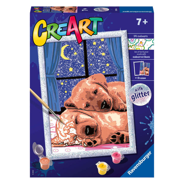 Ravensburger CreArt Schilderen op Nummer Lekker Slapen
