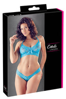 Sexy 2-Delige Kanten BH Set - Babyblauw S/M