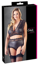 Sexy 2-Delige Wetlook BH Set - Curvy XXXL