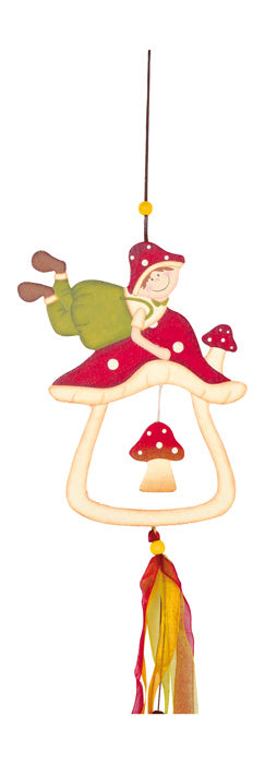 Wooden Hanger "Mushroom Girl"