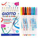 8 giotto turbo glitter viltstift 425800