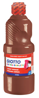 Plakkaatverf 500ml giotto tempera bruin