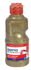 Plakkaatverf 250ml giotto glitter goud