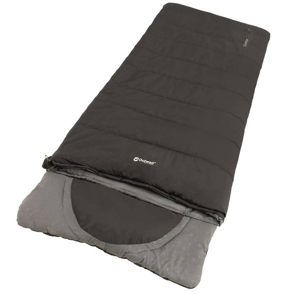 Outwell Contour slaapzak zwart - rits links 230365