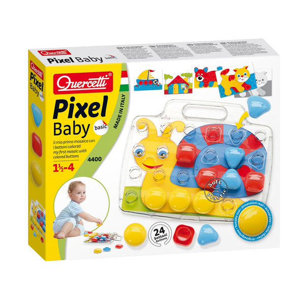 Quercetti Pixel Baby Insteekmozaïek Slak